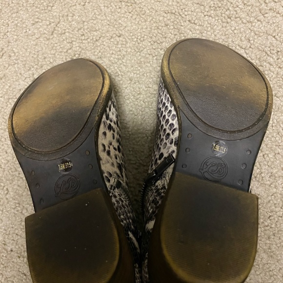 Lucky Brand Snake Skin Booties - Picture 5 of 5